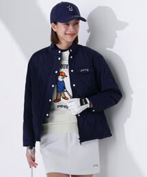 PING（ピン）の「【PING APPAREL】ストレッチタフタキルティングブルゾン ＜LADIES LINE＞ (LADIES)（ブルゾン）」