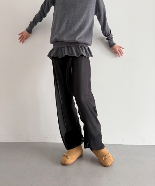 Gimaguas(ギマガス)の「Gimaguas Fille jumper(ニット/セーター・メンズ・ダークグレー・SMALL)」の3枚目の写真