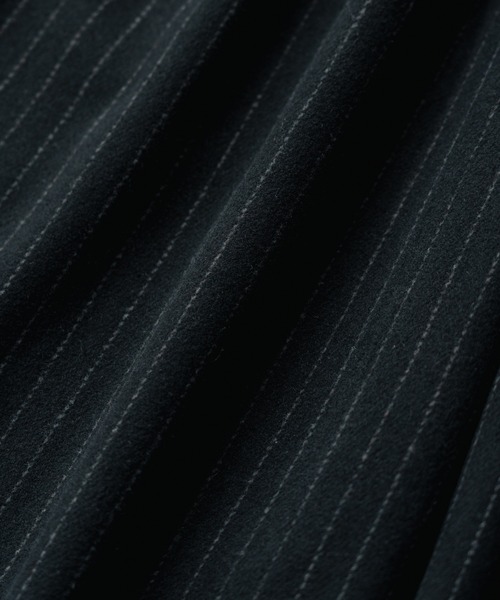 SINSS(シンス)の「Flannel two tuck wide striped slacks / フランネル2タックワイドストライプスラックス(スラックス・メンズ・ブラック・X-SMALL/X-LARGE/LARGE/MEDIUM/SMALL)」の21枚目の写真