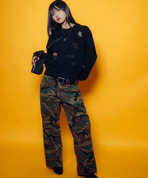 Subciety(サブサエティ)の「【WOMEN】Baggy camo pants(その他パンツ・レディース・グリーン/グレー・FREE)」の22枚目の写真