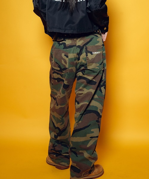Subciety(サブサエティ)の「【WOMEN】Baggy camo pants(その他パンツ・レディース・グリーン/グレー・FREE)」の9枚目の写真