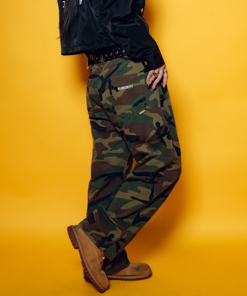 Subciety(サブサエティ)の「【WOMEN】Baggy camo pants(その他パンツ・レディース・グリーン/グレー・FREE)」の10枚目の写真