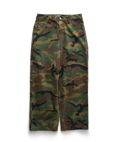 Subciety(サブサエティ)の「【WOMEN】Baggy camo pants(その他パンツ・レディース・グリーン/グレー・FREE)」の4枚目の写真