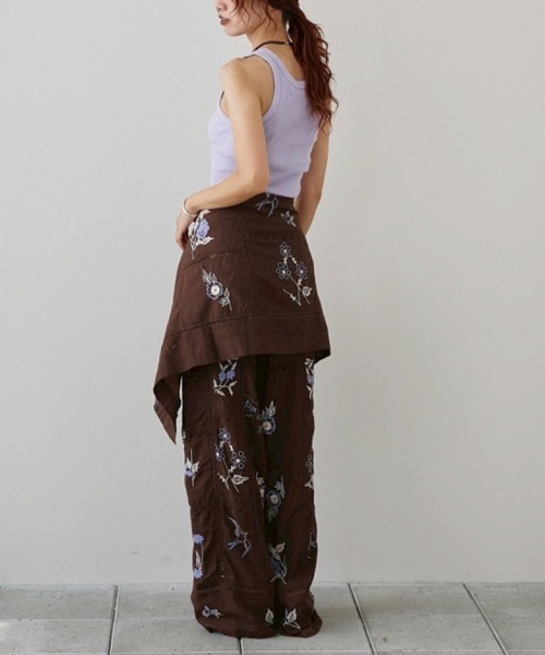 TODAYFUL（トゥデイフル）の「TODAYFUL　Embroidery Patchwork Shirts エンブロイダリーパッチワークシャツ/12610428（シャツ/ブラウス・レディース・キナリ/バーガンディー・ONE SIZE）」の17枚目の写真