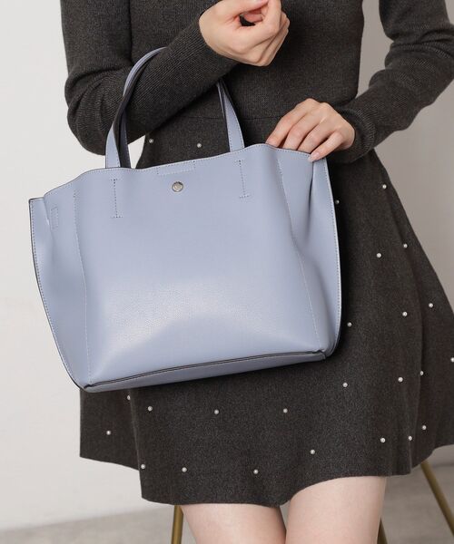 ESPERANZA（エスペランサ）の「肩楽 2WAYミニトートバッグ（トートバッグ・レディース・グレー/チョコ/ブラック/ブルー・FREE）」の4枚目の写真