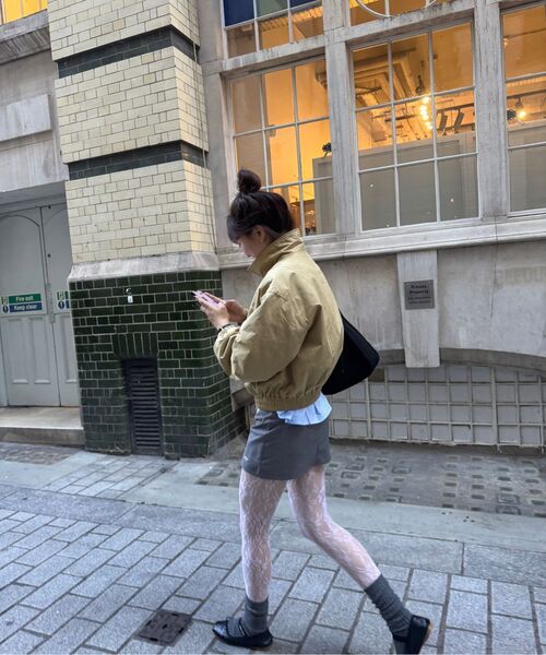 CRANK(クランク)の「スリットマイクロスカートパンツ_ライトグレー(スカート・レディース・その他・SMALL/MEDIUM)」の4枚目の写真