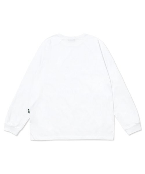 ESCAPEFROM(エスケープフロム)の「バーニングスイートホームプリントロングスリーブホワイト(Tシャツ/カットソー・レディース・その他・MEDIUM/LARGE/SMALL)」の2枚目の写真