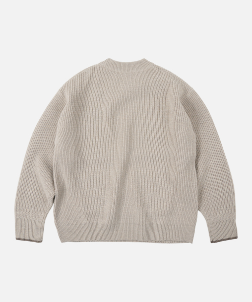 FRIZMWORKS(フリズムワークス)の「KANGAROO ROUND PULLOVER KNIT _ OATMEAL(ニット/セーター・メンズ・その他・X-LARGE/SMALL/MEDIUM/LARGE)」の2枚目の写真