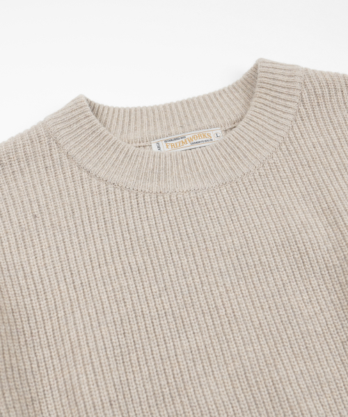 FRIZMWORKS(フリズムワークス)の「KANGAROO ROUND PULLOVER KNIT _ OATMEAL(ニット/セーター・メンズ・その他・X-LARGE/SMALL/MEDIUM/LARGE)」の3枚目の写真
