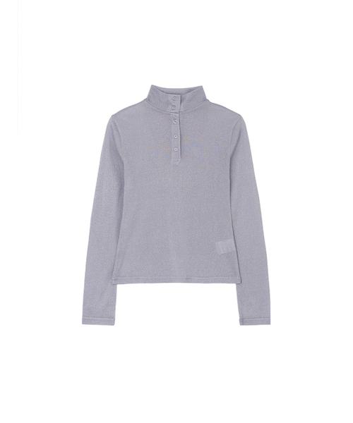 Kijun（キジュン）の「Two-Way Neck Glitter Top Lavender（Tシャツ/カットソー・レディース・その他・SMALL/MEDIUM）」の3枚目の写真