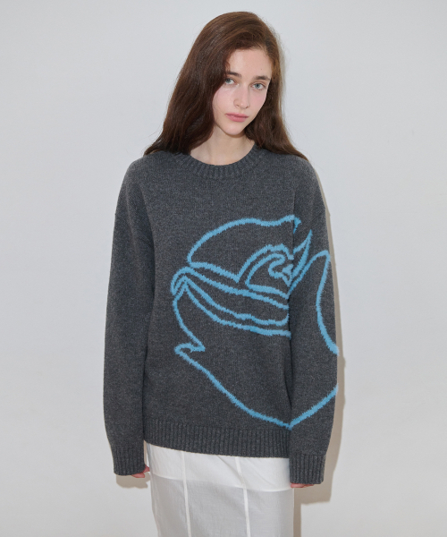 SINOON Rose Boucle Pullover Knit ニット SINOON ｜시눈 공식 온라인 스토어