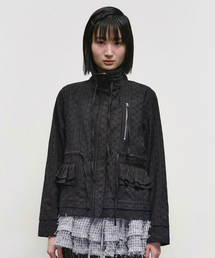 TYPESERVICE（タイプサービス）の「String Trimmed Lace Jacket [Black]（その他アウター）」