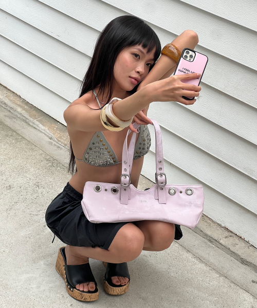 HIETA（ヒエタ）の「ベッキーミニ / パウダーピンク（トートバッグ・レディース・その他・FREE）」の16枚目の写真