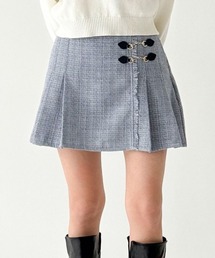 F i.n.t | ビット使いキルトツイードスカート(スカート)