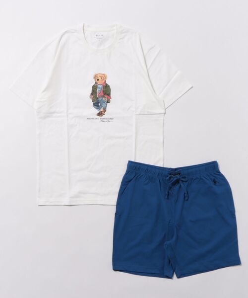 POLO RALPH LAUREN SLEEPWEAR（ポロラルフローレンスリープウェア）の「POLO RALPH LAUREN/ポロラルフローレン/【JAPAN EXCLUSIVE】RM-8-B502（ルームウェア/パジャマ・メンズ・ブルー・L/XL）」の5枚目の写真