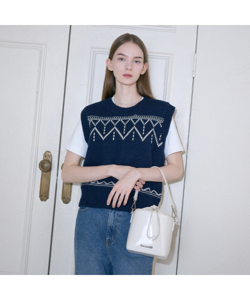 LAP(ラップ)の「RISE BUCKET BAG AR7AB204(メッセンジャーバッグ・レディース・ブラック/グレー/アイボリー・FREE)」の14枚目の写真