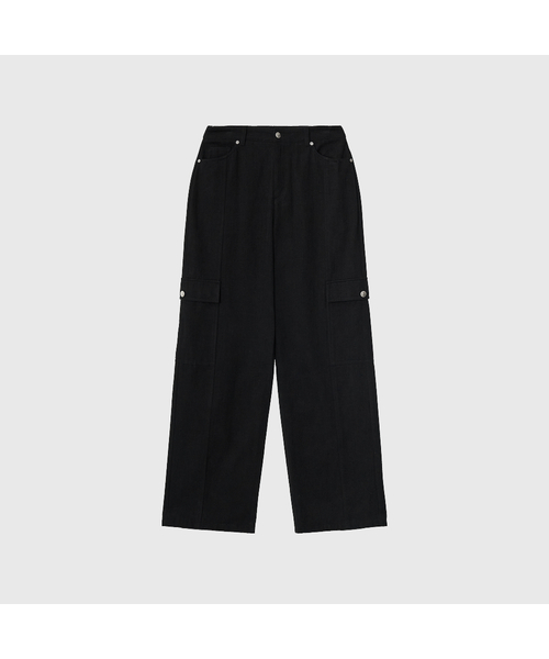 LOOKAST(ルックキャスト)の「アールロポケット起毛パンツ_ブラック / ARLO POCKET GIMO PANTS_BLACK(その他パンツ・レディース・ブラック・SMALL/MEDIUM)」の1枚目の写真