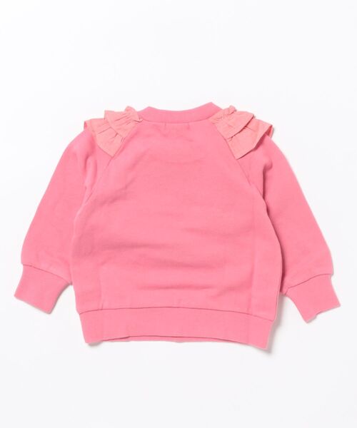 RAGMART（ラグマート）の「花の裏毛トレーナー（スウェット・キッズ・アイボリー/ピンク/グリーン・80ｃｍ/90cm/95cm）」の4枚目の写真