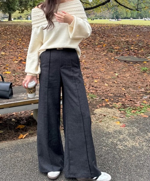 ブランド古着】RANCLIC｜ランクリックのスラックス（ブラック/黒色系