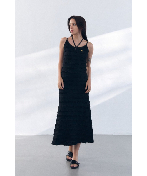 Frill Holiday One Piece [Black]（ワンピース）｜BRILLEMONTHS