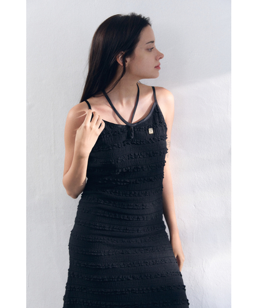 ORGUE Frill mini one-piece【Black】 Frill mini one-piece