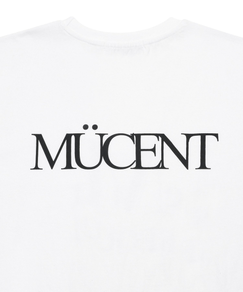MUCENT(ムセント)の「ソウルシグネチャーロゴ半袖Tシャツ男女共用(2カラー)(Tシャツ/カットソー・レディース・ホワイト/ブラック・LARGE/MEDIUM)」の4枚目の写真