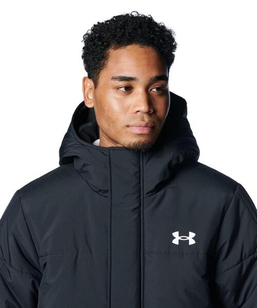 UNDER ARMOUR(アンダーアーマー)の「UAロゴ ロングコート(トレーニング/メンズ)(ダウンジャケット/コート・メンズ・ブラック・2XL/3XL/L/M/XL/S)」の5枚目の写真