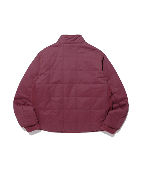 NICE GHOST CLUB（ナイスゴーストクラブ）の「COTTON WASHED QUILTING JACKET_BURGUNDY(NG2FWUB900A)（ダウンジャケット/コート・メンズ・バーガンディー・SMALL/MEDIUM/LARGE）」の2枚目の写真