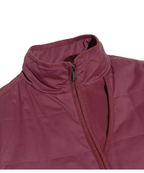NICE GHOST CLUB（ナイスゴーストクラブ）の「COTTON WASHED QUILTING JACKET_BURGUNDY(NG2FWUB900A)（ダウンジャケット/コート・メンズ・バーガンディー・SMALL/MEDIUM/LARGE）」の3枚目の写真