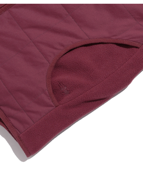 NICE GHOST CLUB（ナイスゴーストクラブ）の「COTTON WASHED QUILTING JACKET_BURGUNDY(NG2FWUB900A)（ダウンジャケット/コート・メンズ・バーガンディー・SMALL/MEDIUM/LARGE）」の4枚目の写真
