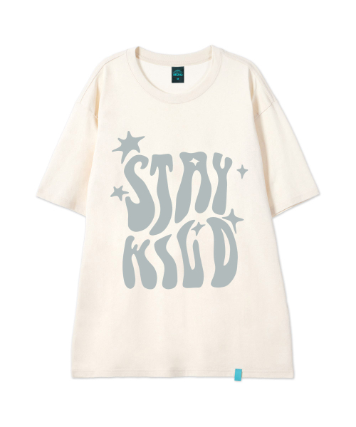 ASTRAL PROJECTION（アストラルプロジェクション）の「[ステイワイルド]コットンルーズフィット半袖Tシャツ_バター ミルク（Tシャツ/カットソー・メンズ・その他・LARGE/MEDIUM/X-LARGE/XX-LARGE）」の2枚目の写真