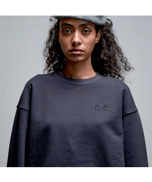 ERER（エルエル）の「刺繍ディテール スウェットシャツ チャコール（スウェット）」