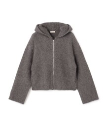 フォックスカシミヤ フーデッドブルゾン