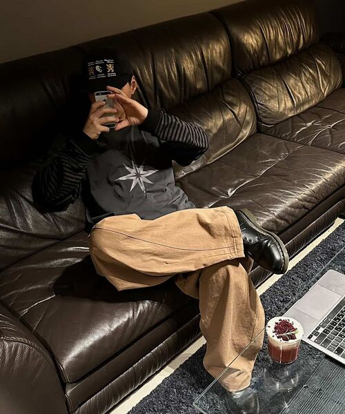 S'EST(エスイーエスティー)の「Stripe Layered Long Sleeve Charcoal(Tシャツ/カットソー・メンズ・その他・LARGE/MEDIUM/SMALL)」の7枚目の写真