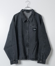 THRASHER（スラッシャー）の「【at】〔THRASHER/スラッシャー〕ヴィンテージライク フルジップ デニムジャケット（デニムジャケット）」