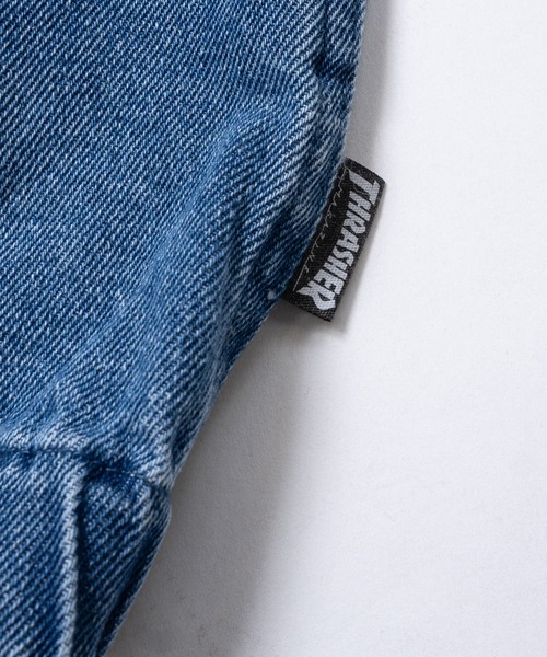 THRASHER(スラッシャー)の「【at】〔THRASHER/スラッシャー〕ヴィンテージライク フルジップ デニムジャケット(デニムジャケット・メンズ・ブラック/ブルー・MEDIUM/LARGE)」の20枚目の写真