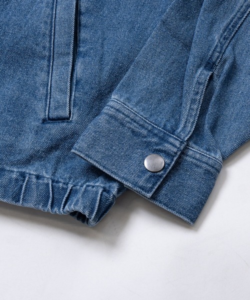 THRASHER(スラッシャー)の「【at】〔THRASHER/スラッシャー〕ヴィンテージライク フルジップ デニムジャケット(デニムジャケット・メンズ・ブラック/ブルー・MEDIUM/LARGE)」の21枚目の写真