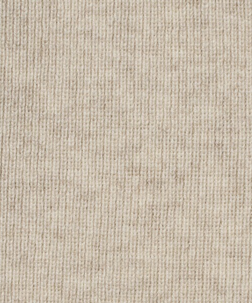 6（ロク）の「＜6(ROKU)＞ウールカシミヤ リブ ポロニット（ニット/セーター・レディース・ダークグレー/ナチュラル・FREE）」の11枚目の写真