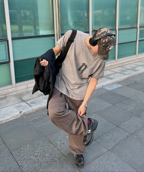 NOUN(ノウン)の「n logo vtg t-shirts (grey)(Tシャツ/カットソー・メンズ・その他・1/2)」の4枚目の写真