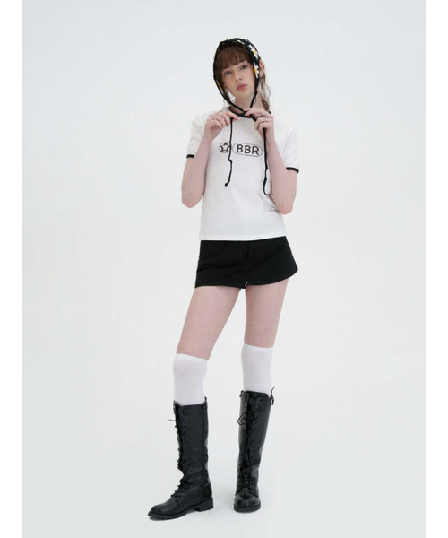 BIBORA(ビボラ)の「カチオンダブルミニスカート(ブラック)(スカート・レディース・その他・SMALL/MEDIUM)」の1枚目の写真