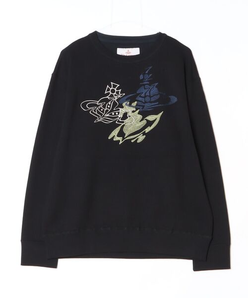 Vivienne Westwood MAN（ヴィヴィアンウエストウッドマン）の「LIQUID ORB SWEATSHIRT（Tシャツ/カットソー・メンズ・チャコールグレー/ブラック・M/L）」の2枚目の写真