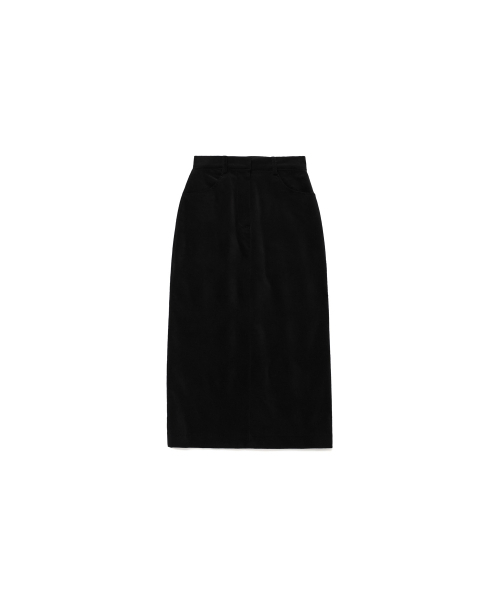 REORG（リオルグ）の「OSON COTTON VELVET MIDI SKIRT BLACK（スカート・レディース・その他・MEDIUM）」の5枚目の写真