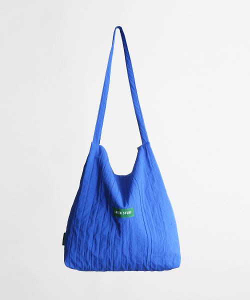 GREEN STUFF（グリーンスタッフ）の「boxy bag 53 - volume line blue（ショルダーバッグ・レディース・その他・FREE）」の2枚目の写真