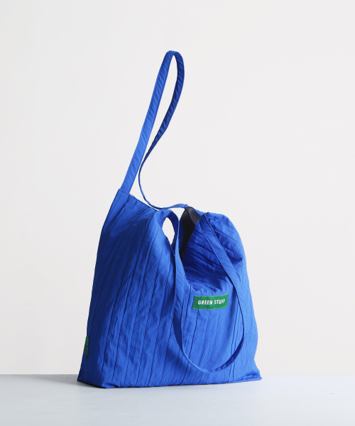 GREEN STUFF（グリーンスタッフ）の「boxy bag 53 - volume line blue（ショルダーバッグ・レディース・その他・FREE）」の4枚目の写真