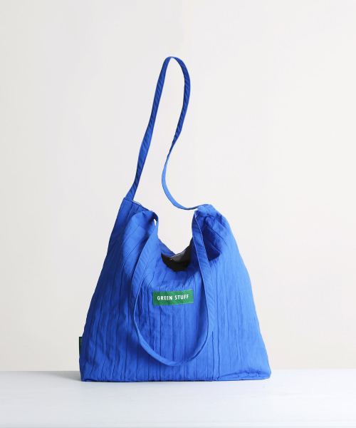 GREEN STUFF（グリーンスタッフ）の「boxy bag 53 - volume line blue（ショルダーバッグ・レディース・その他・FREE）」の5枚目の写真