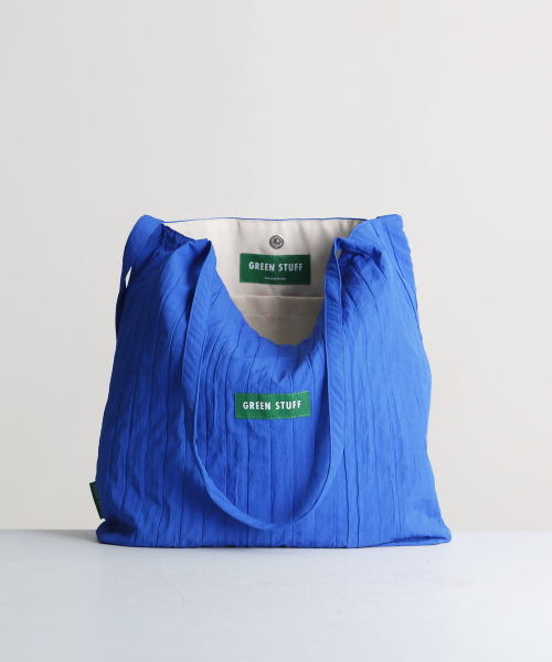 GREEN STUFF（グリーンスタッフ）の「boxy bag 53 - volume line blue（ショルダーバッグ・レディース・その他・FREE）」の8枚目の写真
