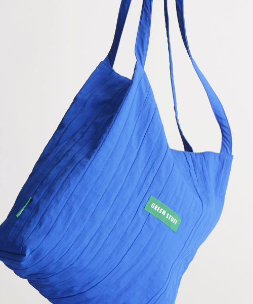GREEN STUFF（グリーンスタッフ）の「boxy bag 53 - volume line blue（ショルダーバッグ・レディース・その他・FREE）」の9枚目の写真