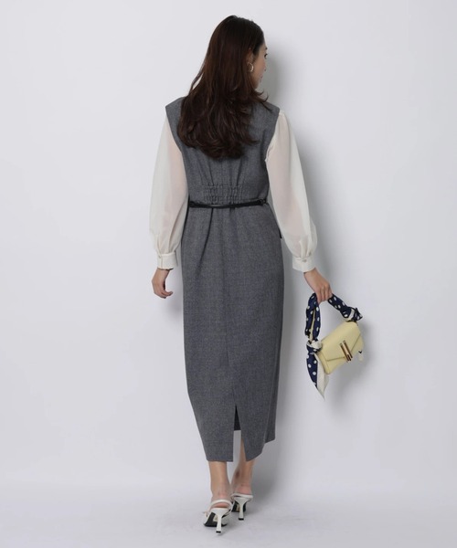 JUSGLITTY(ジャスグリッティー)の「シアーボウタイカットブラウス(シャツ/ブラウス・レディース・オフホワイト/ブラック・2)」の19枚目の写真