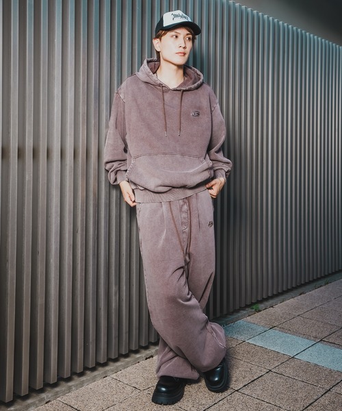 En serio TOKYO(エンソリオトーキョー)の「【SIDEWAYSTANCE】ケミカル裏毛プルパーカー(パーカー・メンズ・ブラック・SMALL/MEDIUM/X-LARGE)」の9枚目の写真