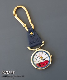PEANUTS（ピーナッツ）の「〈PEANUTS/ピーナッツ〉 スヌーピー カラビナ レザーウォッチ PNT058（チャーム）」